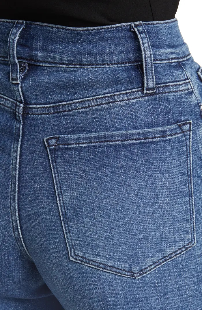 Le Slim Raw Hem Palazzo Jeans | Nordstrom