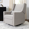 Kiwi Electronic Recliner and Swivel Glider with USB Port, Grey Eco-Performance Fabric | Maisonette