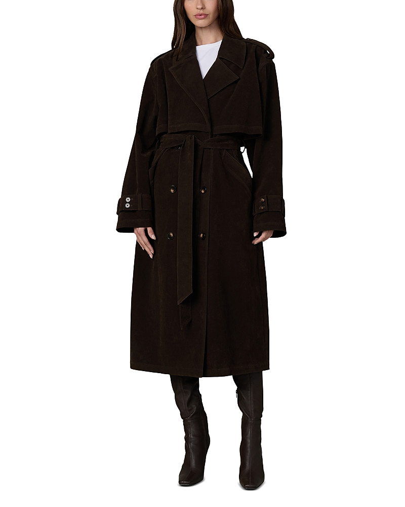 Joe's Jeans The Elizabeth Faux Suede Trench Coat | Bloomingdale's (US)