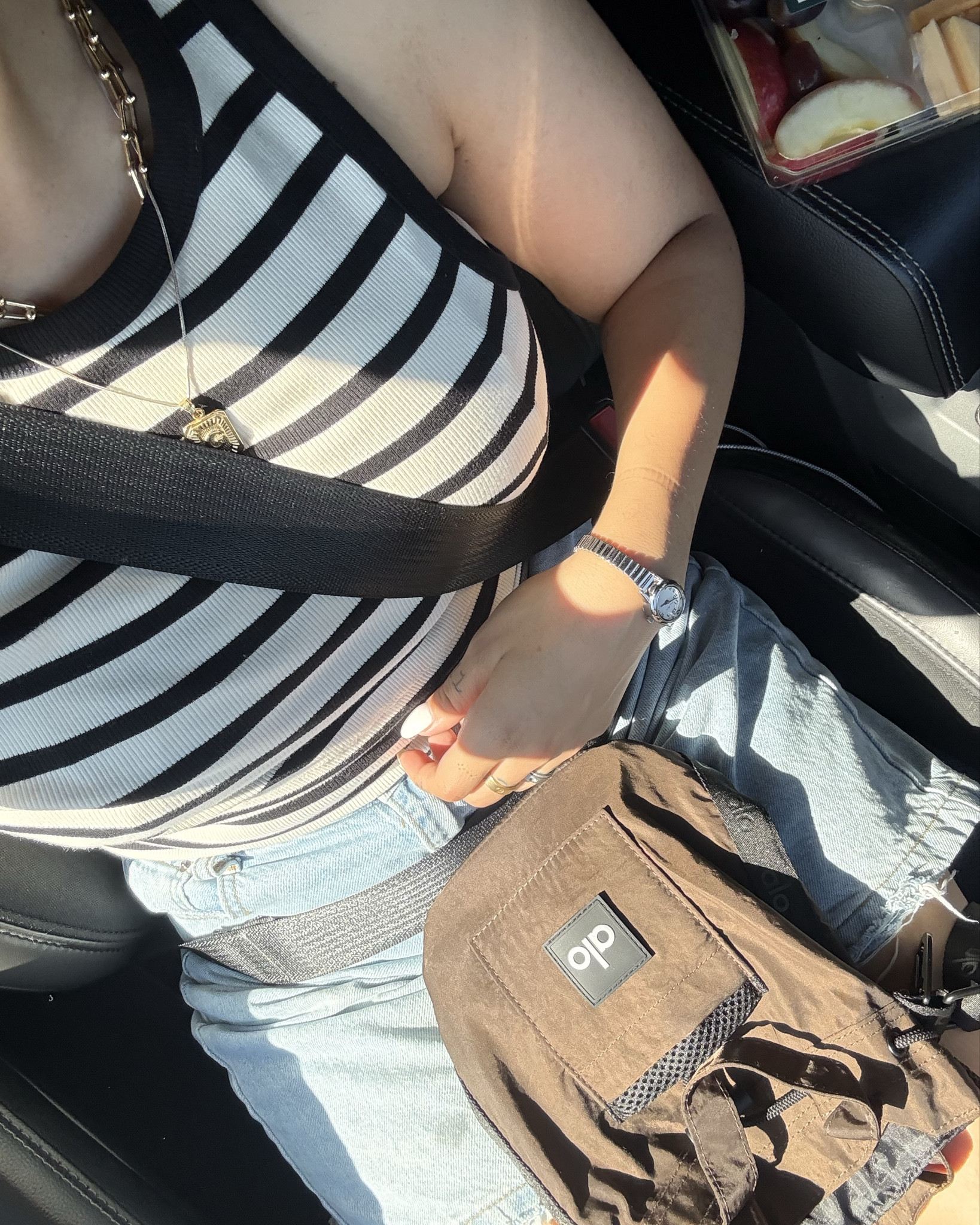 day trip outfit with the best nursing tank! 💕🤍

#LTKTravel #LTKBaby #LTKFamily