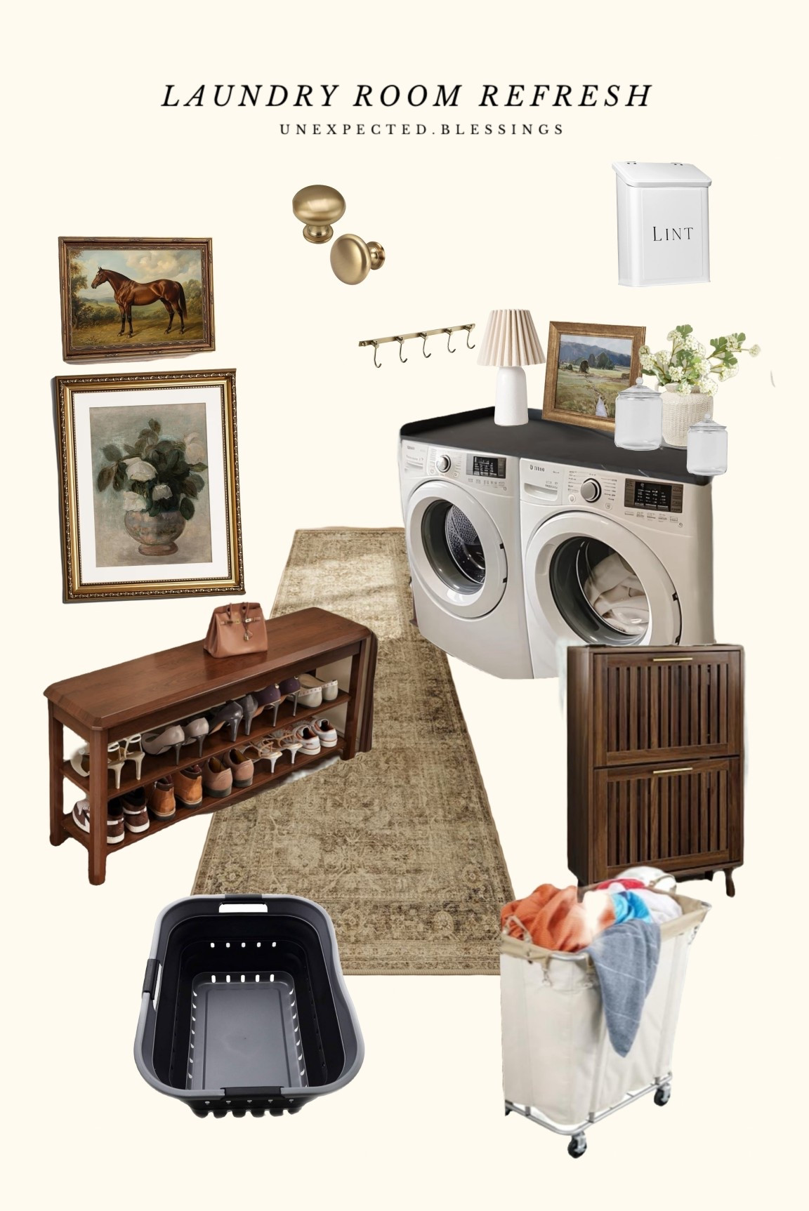 Laundry room refresh, laundry room makeover on a budget 

#LTKHome