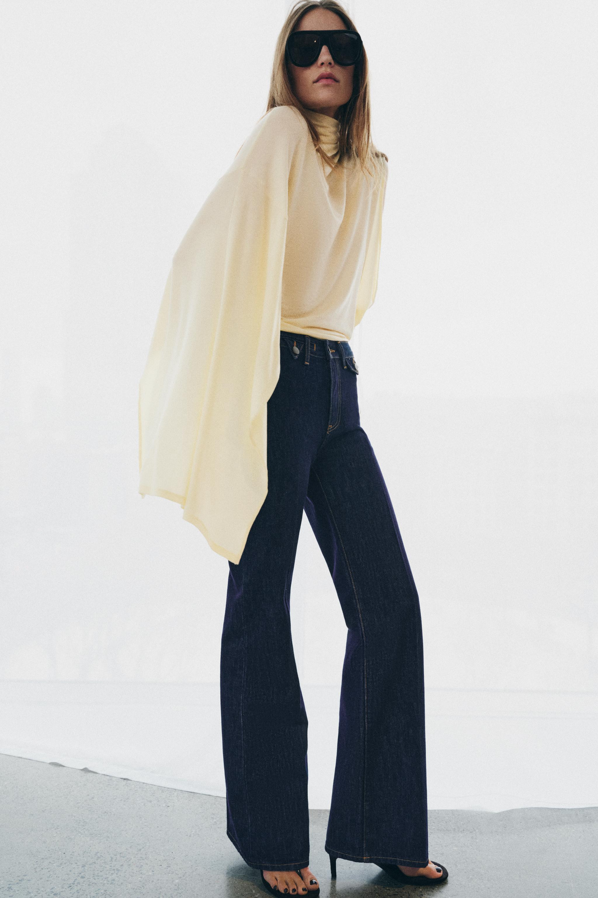 ZW COLLECTION HIGH-WAIST FLARE JEANS | Zara US