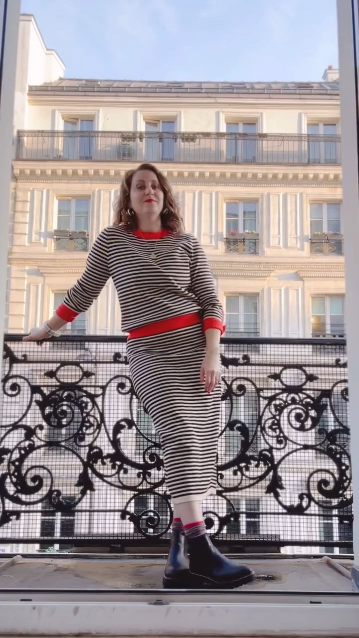 Perfect travel comfy outfit. 🖤 Avec amour de Paris. A little birdie told me it was fashion week. ✨ Finally catching up. This post from earlier this week, is brought to you by my hotel balcony and @amazonfashion ✨ 

#fashionblogger #amazon #balconyview #parisstreetstyle #france #theglennygirl #🖤

#LTKTravel #LTKStyleTip #LTKFindsUnder50