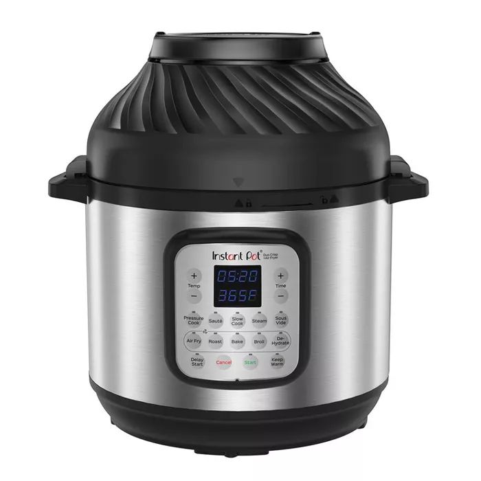 Instant Pot 8qt Duo Crisp Combo Electric Pressure Cooker Air Fryer - Stainless Steel | Target