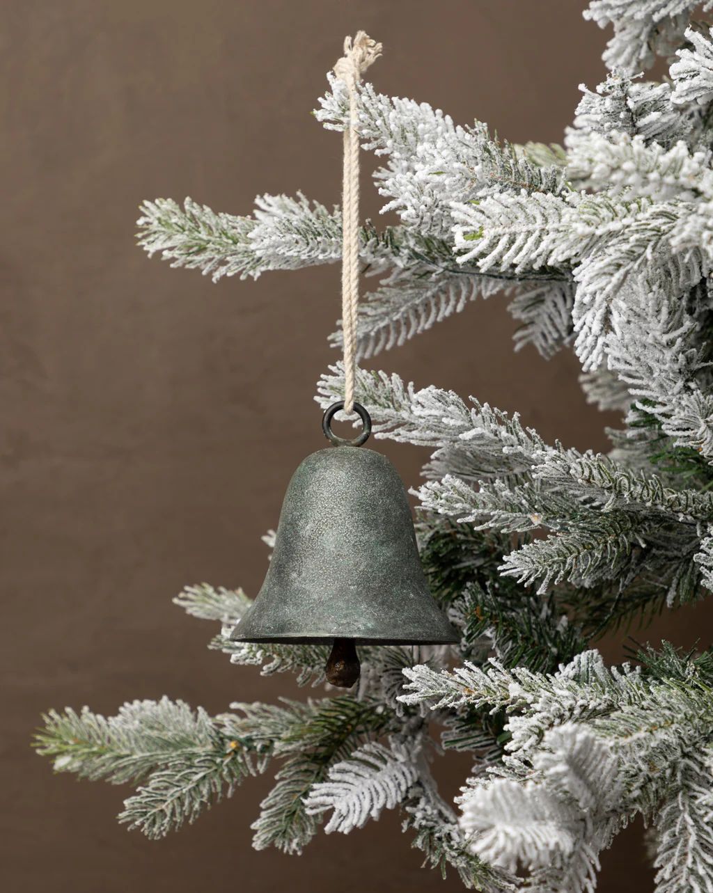 Silver Hanging Pewter Bell | McGee & Co.