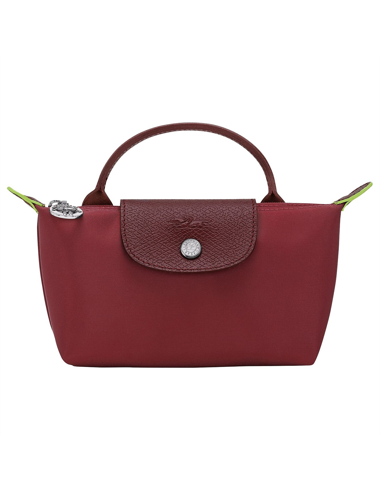 Longchamp Le Pliage Green Pouch | David Jones | David Jones (Australia & New Zealand)