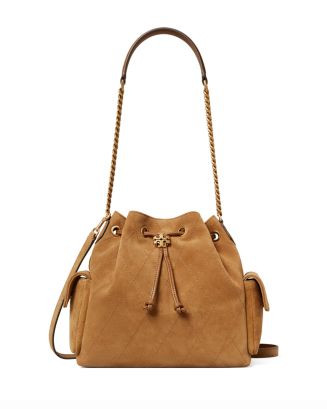 Charlie Quilted Suede Bucket Bag | Bloomingdale's (US)