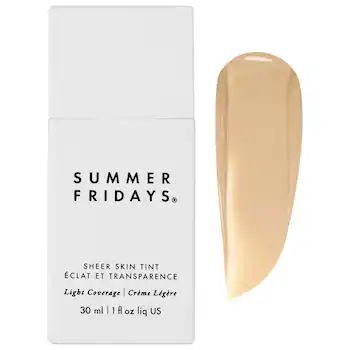 Sheer Skin Tint with Hyaluronic Acid + Squalane - Summer Fridays | Sephora | Sephora (US)