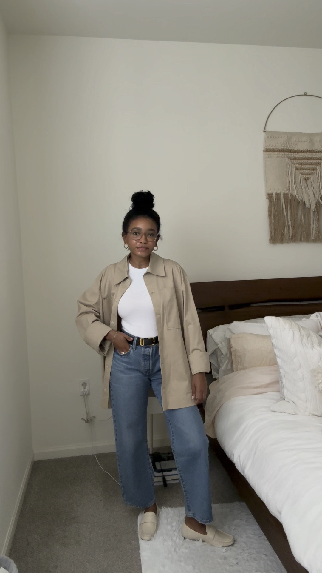 -Size 8 in the shirt
-Size 27 in jeans (sized up)
-belt and shoes run true to size

#LTKFindsUnder100 #LTKSeasonal #LTKStyleTip