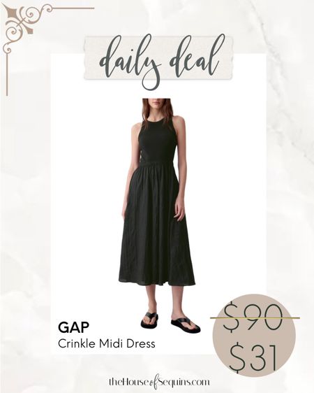 Shop Gap midi dress deals! 