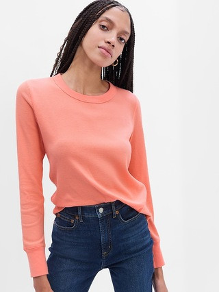 Waffle-Knit T-Shirt | Gap Factory