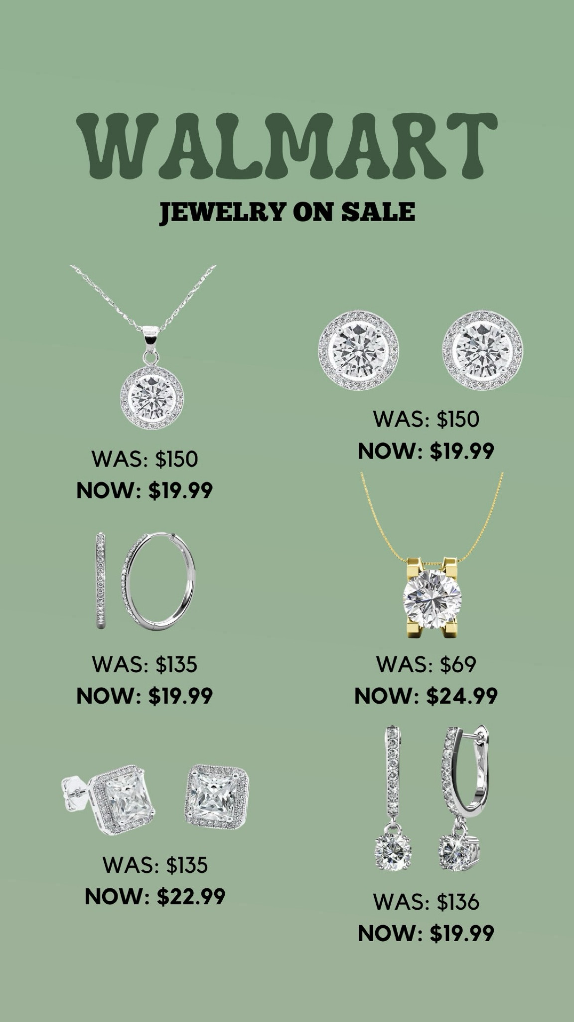 Walmart jewelry on sale! Everything under $25! #walmart #walmartjewelry #under25

#LTKfindsunder50 #LTKsalealert #LTKHoliday