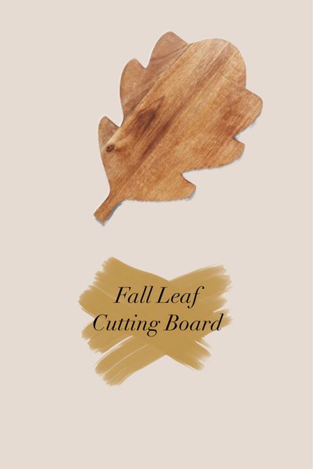 $15 fall leaf cutting board 