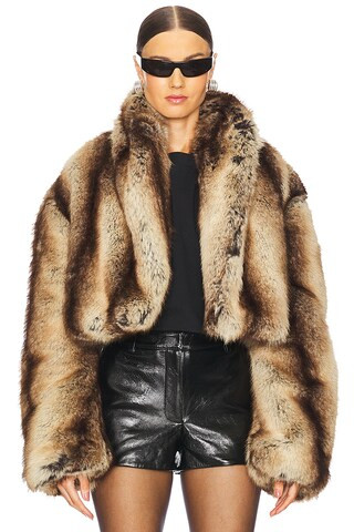 AFRM Stephanie Jacket in Taupe from Revolve.com | Revolve Clothing (Global)