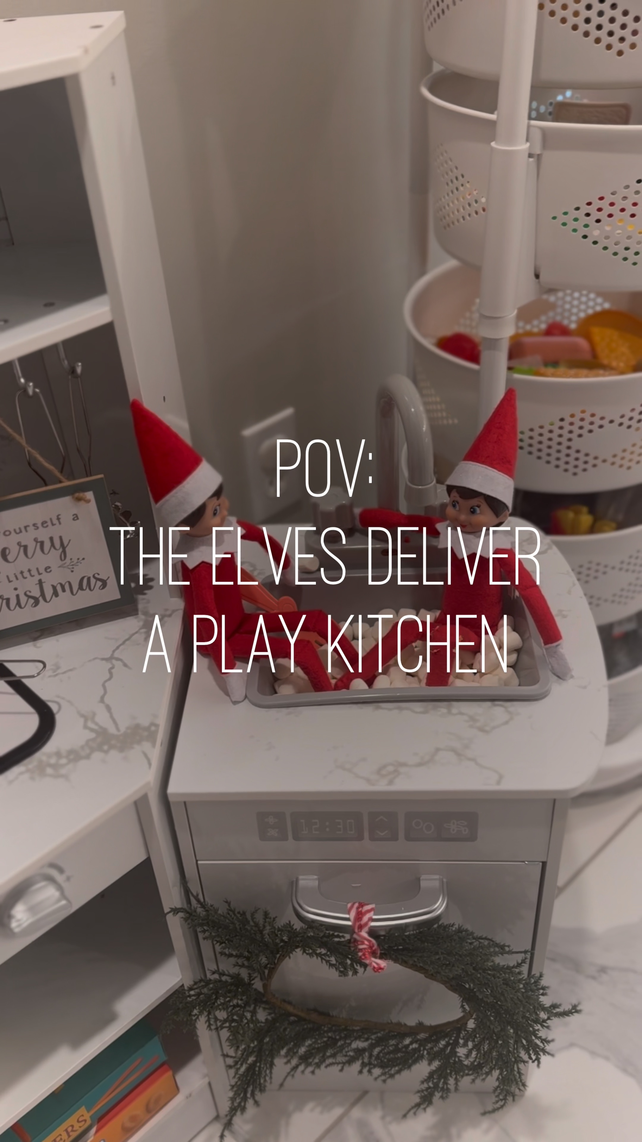 Thank you so much Elves! They brought the ultimate interactive play kitchen that has lots of fun sounds, light up features and provides a ton of storage for all of those toddler kitchen toys. Plus… they put it together BEFORE Christmas! 

🔍【dqp2954】on the Temu app to get the lightening deal!

🎁 Get ready for @temu deals! There are great gift packages available this holiday season 

#temufinds #temu #playkitchen #toyorganization #toddlermomlife #toddlergifts #momoftwo #momhacks #toddlermomlife #elfontheshelf #elfontheshelfideas #shoptemu 

#LTKHoliday #LTKGiftGuide #LTKFamily
