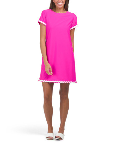 Made In Usa Ella Ric Rac Mini Dress | TJ Maxx