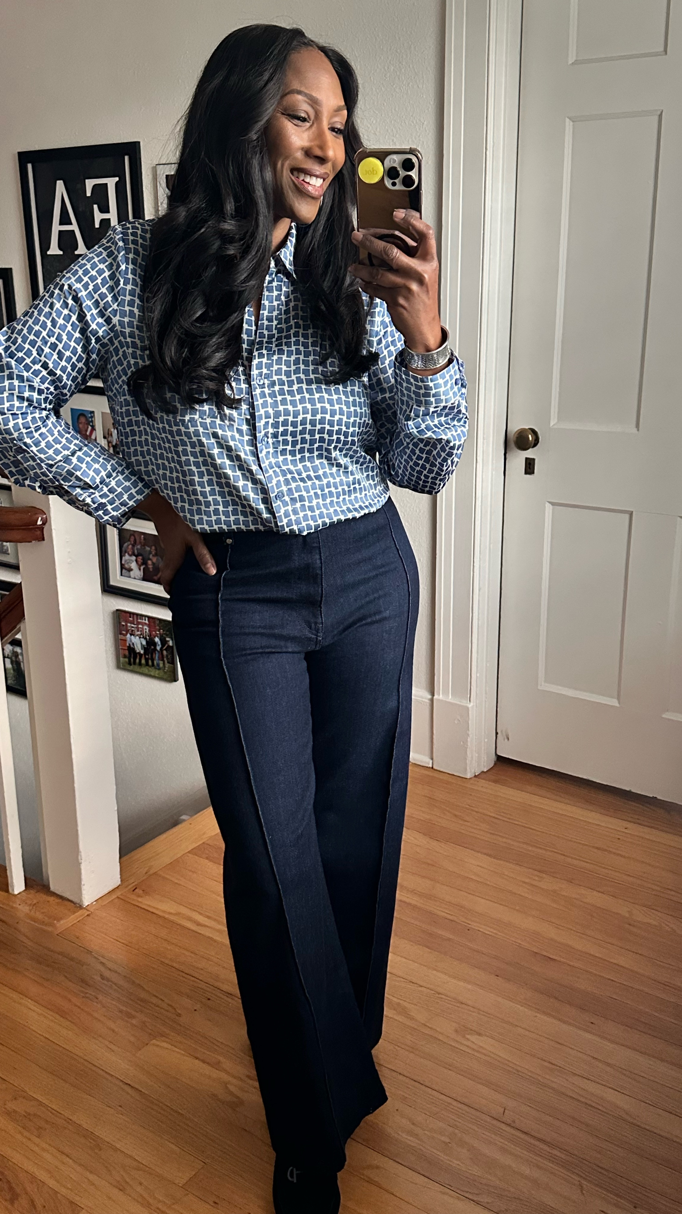 Trying on Zara signature denim jeans
Zara: The Tailored Wide Leg in Rinse Blue
Top: The Limited
Shoes: Cole Haan Loafers

#LTKStyleTip