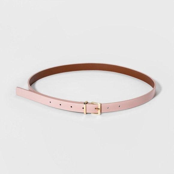 Women's Patent Belts - A New Day Light Pink/Gold, M | Poshmark
