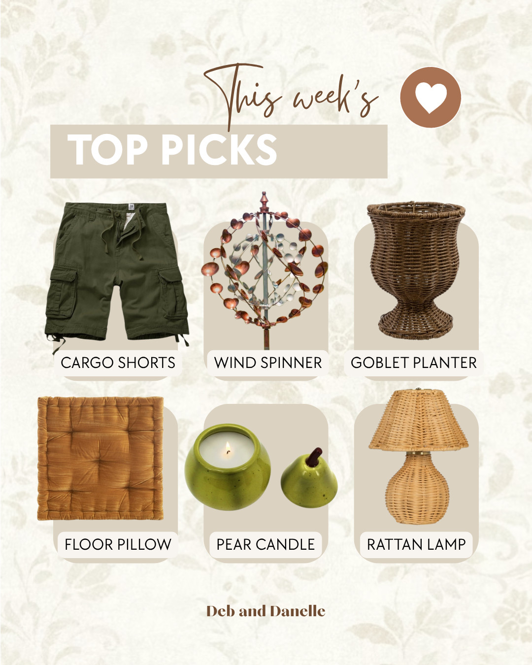 Our most-loved items of the week all come from Walmart. The list includes these cargo shorts, a rechargeable lamp, textured planter, and stunning wind spinner.  

 #LTKSeasonal #LTKHome #LTKMidsize