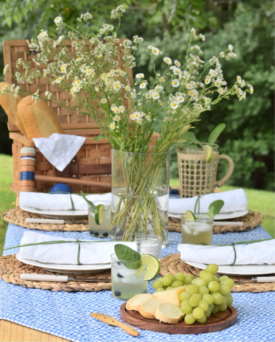Dinner, summer, Summer entertaining, summer dining, tableware, Tablescape, linen napkins, drink ware, drinking glasses, picnic blanket, picnic basket, picnic table, chargers, water hyacinth, bistro flatware, crochet, pitcher, Al fresco, pottery barn, Amazon, target, lawn games, outdoor furniture, seagrass, picnic #LTKfamily #LTKhome

#LTKParties #LTKSummerSales #LTKHome