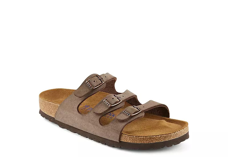Birkenstock Womens Florida Footbed Sandal - Brown | Rack Room Shoes