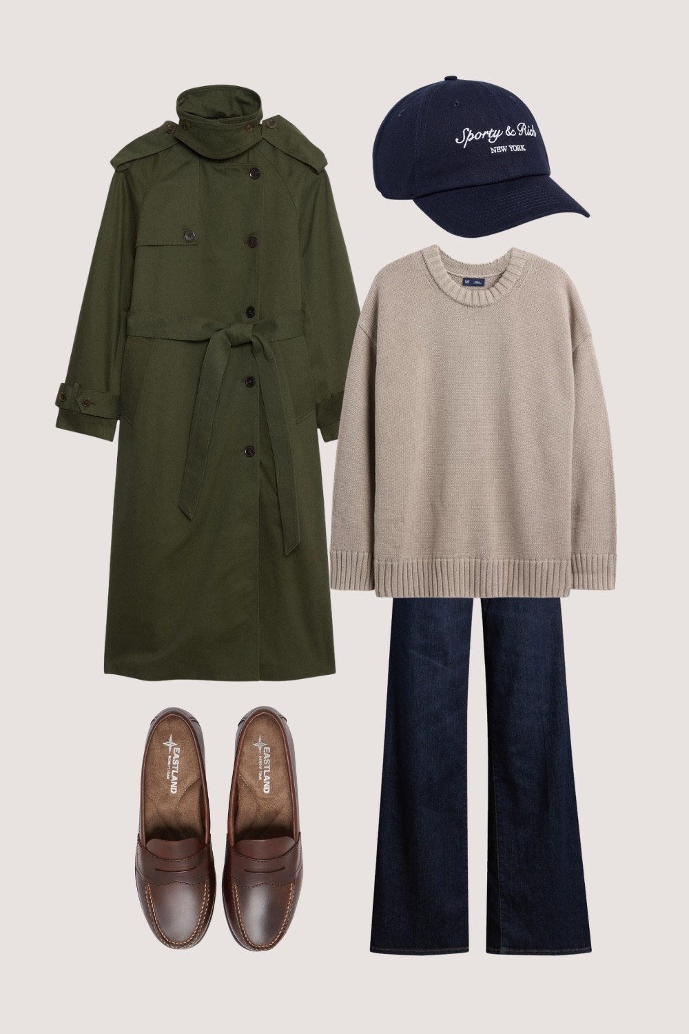 Fall Outfits for Women
This is a classic outfit for fall. A long trench coat, a knit sweater, penny loafers, and dark wash denim jeans.  I’ve linked pieces at a variety of prices points so you can pick between investment pieces or more affordable options.

#LTKMidsize #LTKOver40 #LTKootd
