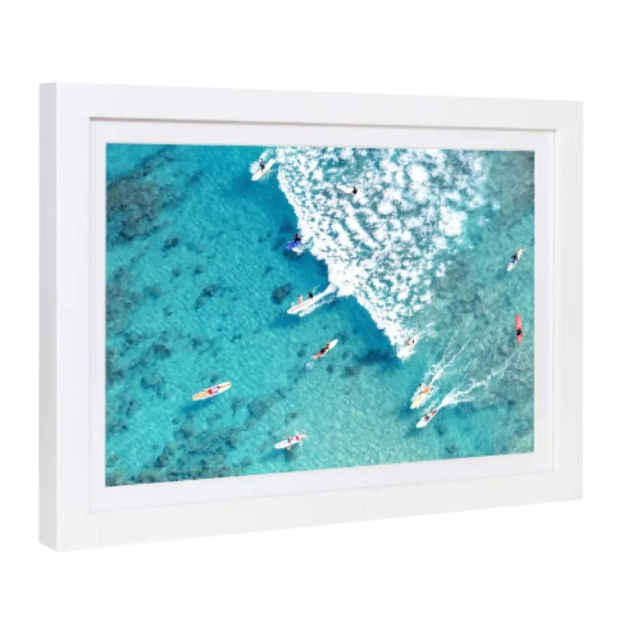 Surfing Waikiki Mini Framed Print by Gray Malin | The Well Appointed House, LLC
