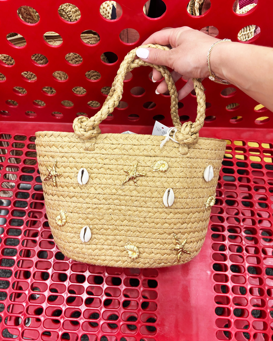 Straw Embellished Mini Tote Bag
#summerdeals #targetfinds 

 #LTKSeasonal