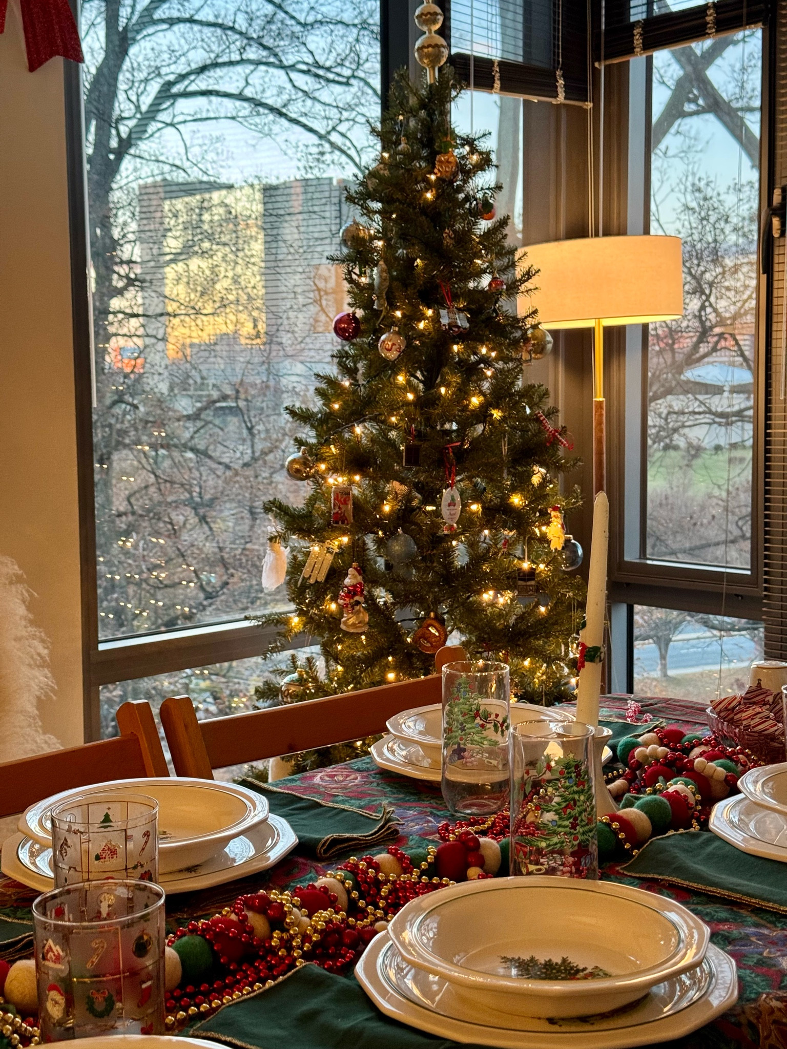 Vintage and thrifted Christmas tablescapee

#LTKHoliday #LTKSeasonal #LTKParties