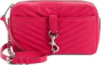 Edie Top Zip Leather Crossbody Bag | Nordstrom