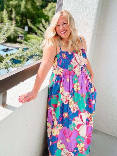 The most beautiful colorful floral dress that you need for summer! I’m wearing a large. And it’s on sale’ 



#LTKSaleAlert #LTKMidsize #LTKSeasonal