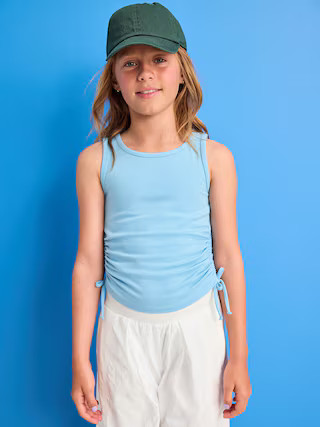 Side-Ruched Tank Top for Girls | Old Navy | Old Navy (US)