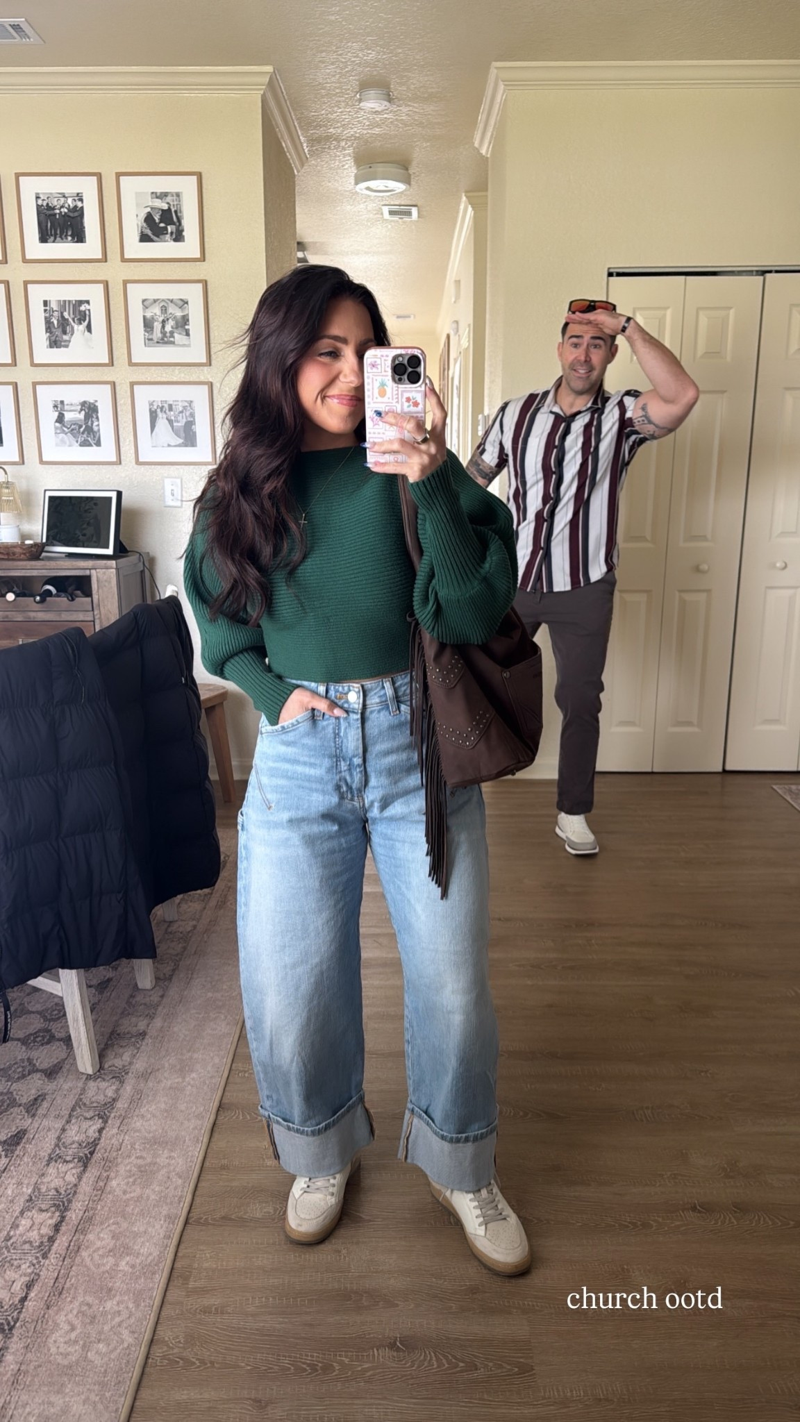 church ootd ✝️ 

Jeans run LARGE. I sized down 2 from my usual! 🫶🏻

Loopy code: HeatherD10

#LTKdayinmylife #LTKSeasonal