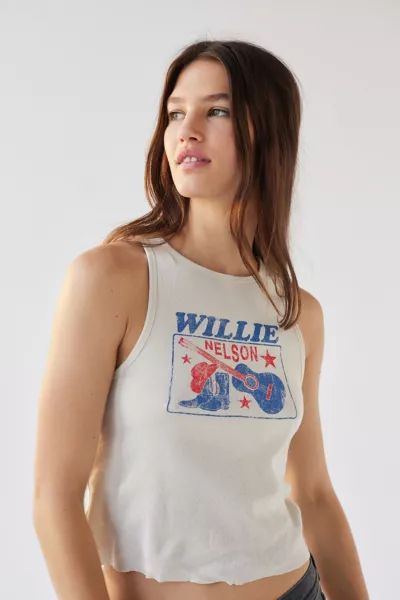 Willie Nelson Graphic Tank Top | Urban Outfitters (US and RoW)