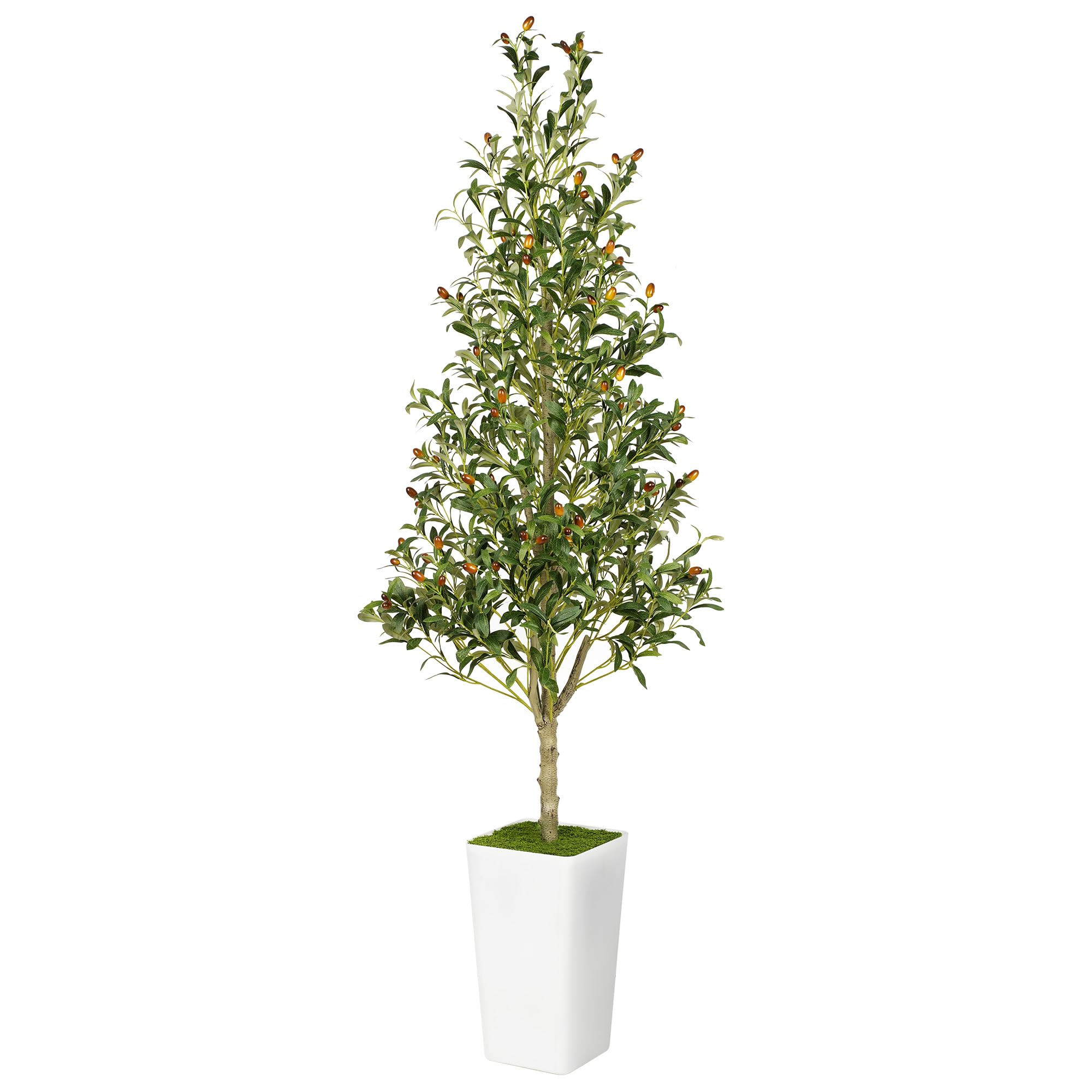 Artificial Olive Tree 6ft with Aesthetic Design Large Tall Fake Plant Faux Silk Floor Plants for ... | Amazon (US)