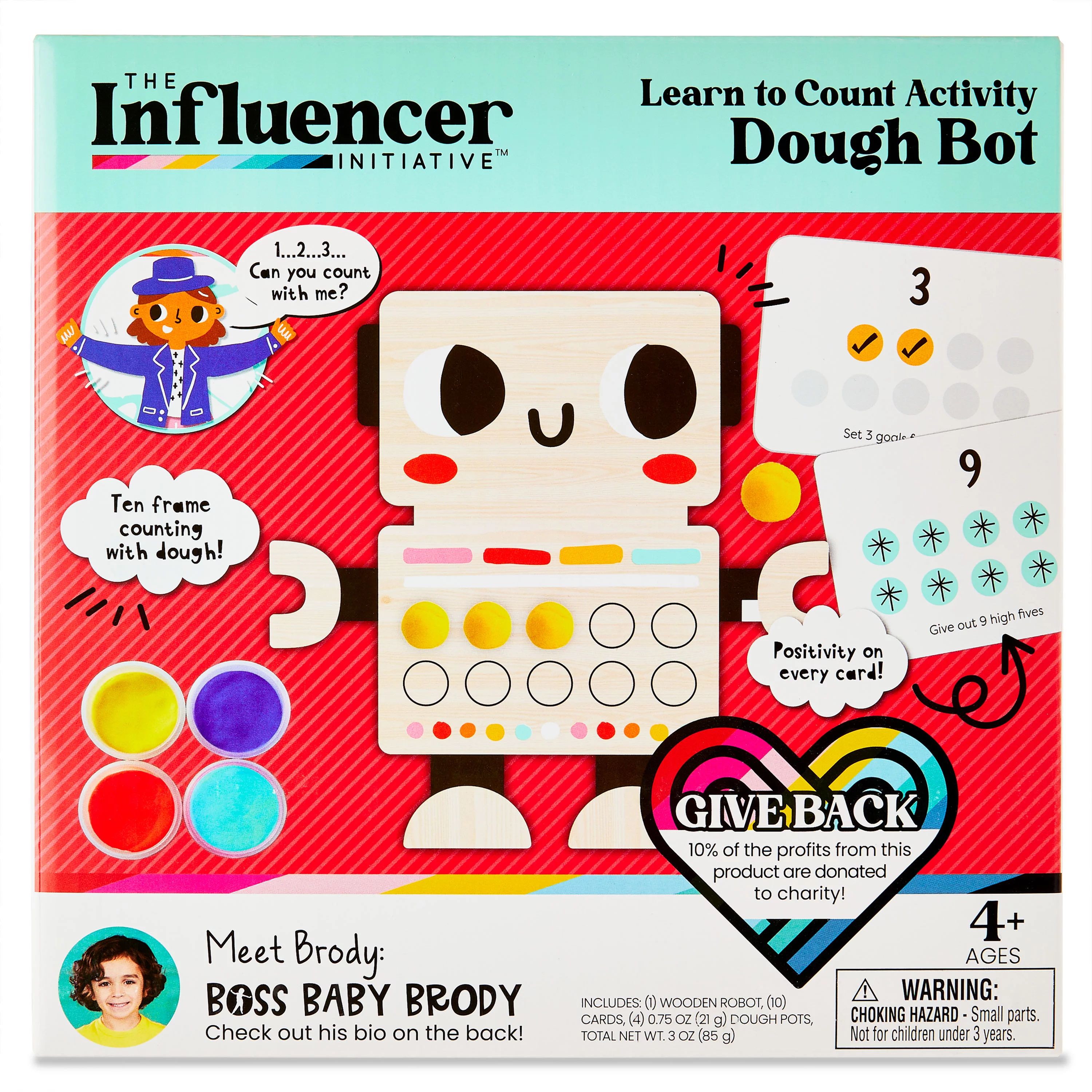 Influencer InitiativeBoss Baby Brody - Influencer Initiative Dough Bot, Learn to Count Activity -... | Walmart (US)