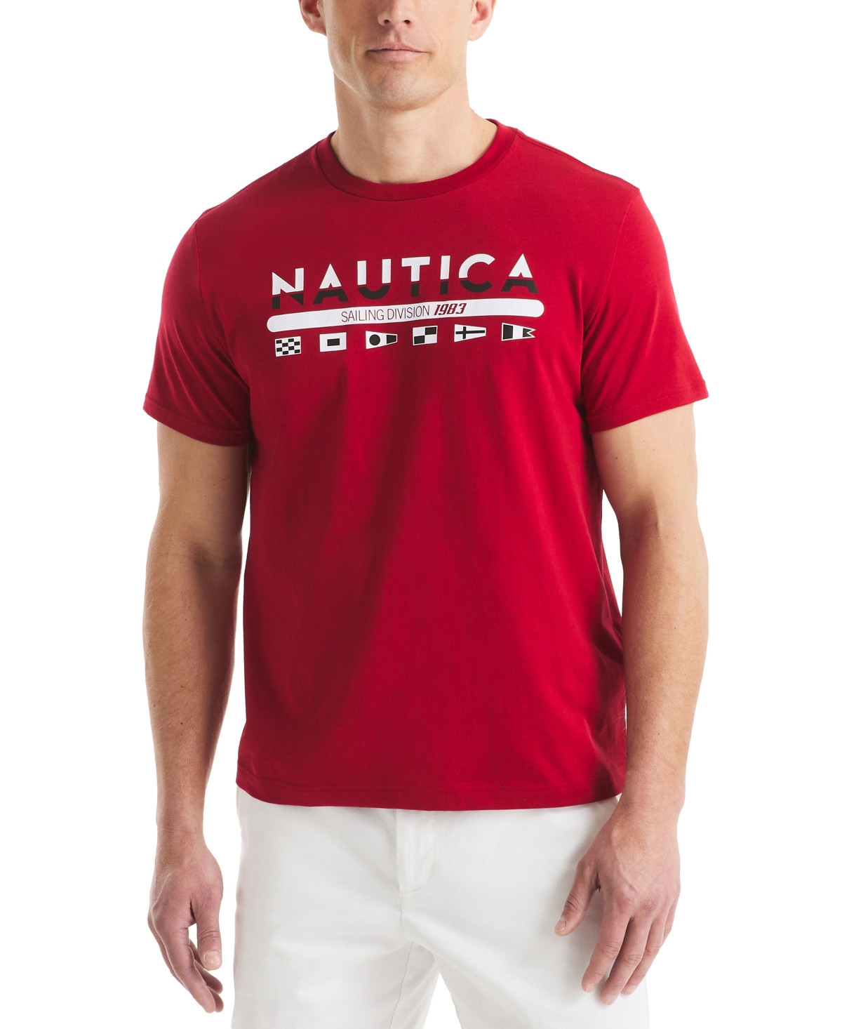 Nautica Men's Heritage Logo Graphic T-Shirt - Nautica Red | Macy's