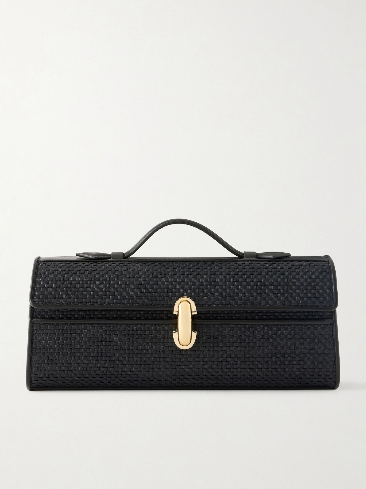 Savette - Slim Symmetry Woven Leather Tote - Black | NET-A-PORTER (UK & EU)