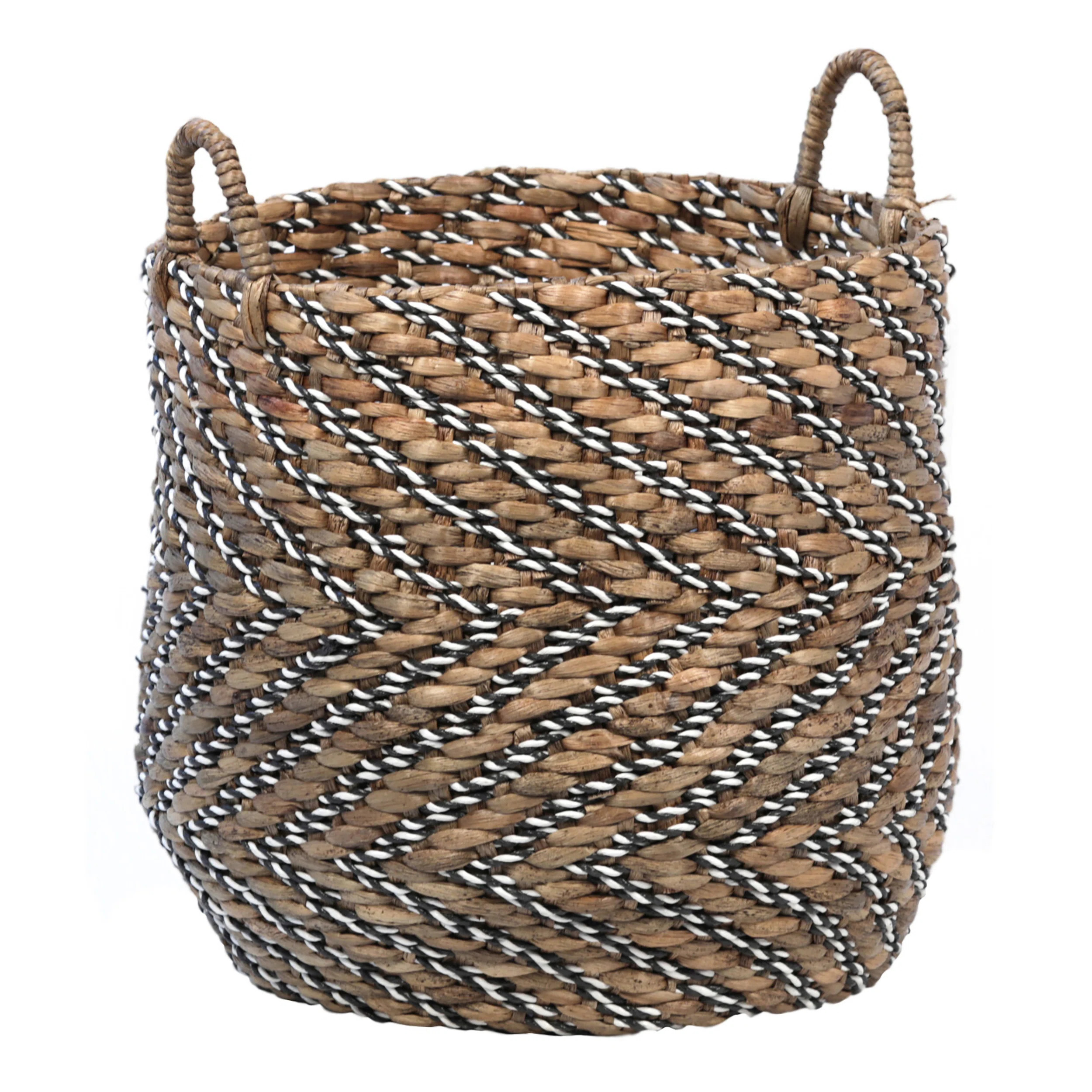 Dovetail Furniture Raeni Seagrass Basket | Perigold | Perigold