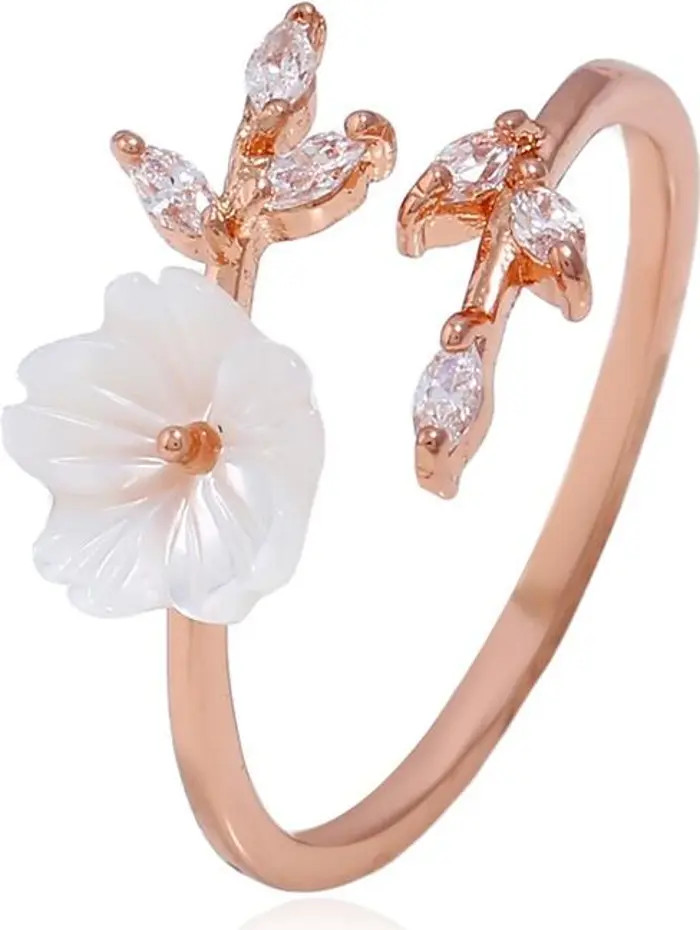 Hollywood Sensation Cherry Blossom Adjustable Ring | Nordstrom | Nordstrom