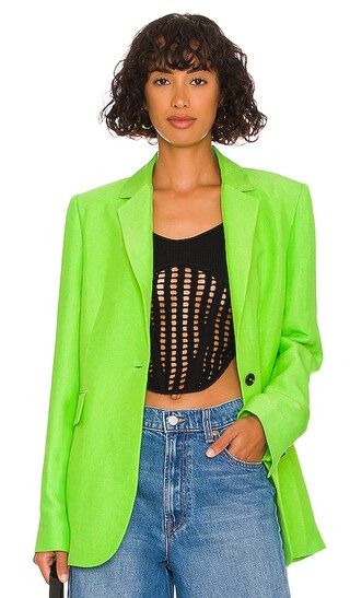 Fluorescent Blazer in Fluorescent Green | Revolve Clothing (Global)