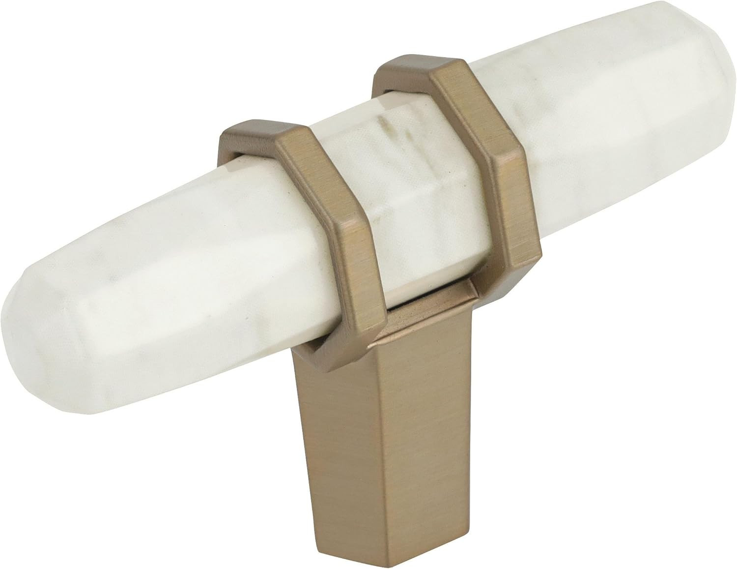 Amerock | Cabinet Knob | Marble White/Golden Champagne  | 2-1/2 inch (64 mm) Length | Carrione |... | Amazon (US)