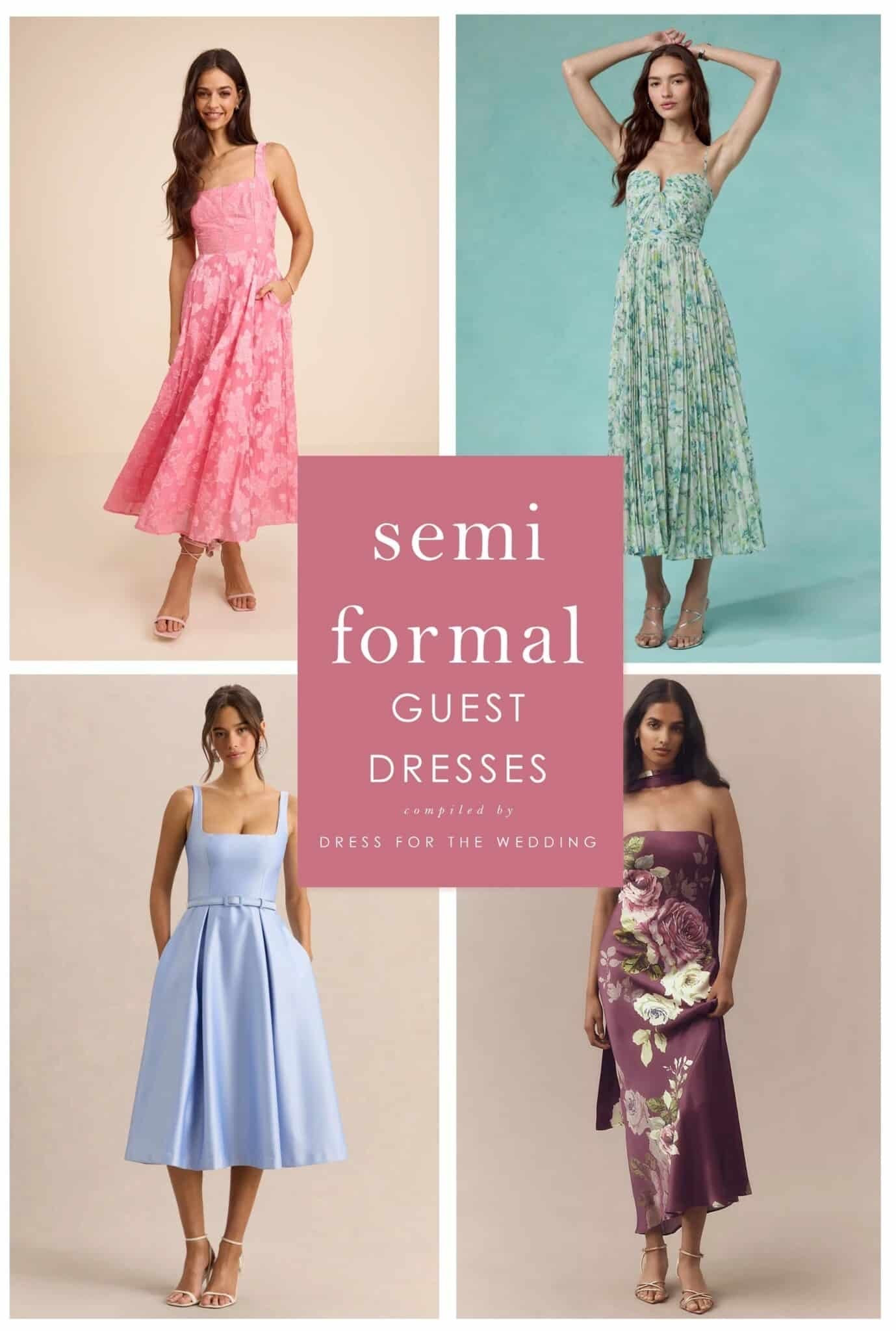 Semi formal wedding guest dresses.
Semi formal midi and maxi dresses for the summer wedding season. Summer wedding guest dresses for semi-formal weddings. 
Dresses from @Lulus @ASTR the Label @Club L London and @Anthropologie Follow Dress for the Wedding for cute dresses, sale alerts, wedding style and decor! Visit us at dressforthewedding.com for more!

#LTKootd #LTKgrwm #LTKWedding
