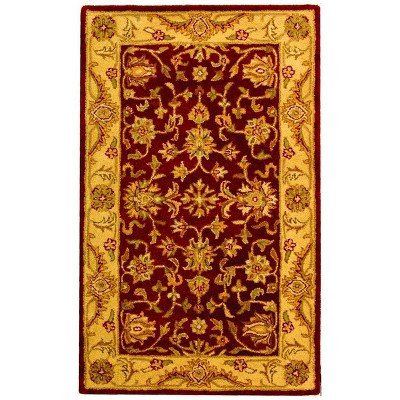 Antiquity AT312 Hand Tufted Area Rug - Red/Gold - 3'x5' - Safavieh. | Target