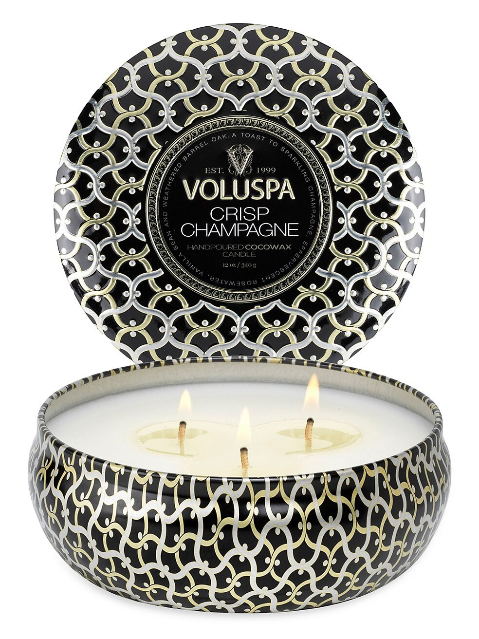 Crisp Champagne 3-Wick Tin Candle | Saks Fifth Avenue