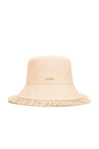 Cult Gaia Kumi Hat in Cream from Revolve.com | Revolve Clothing (Global)