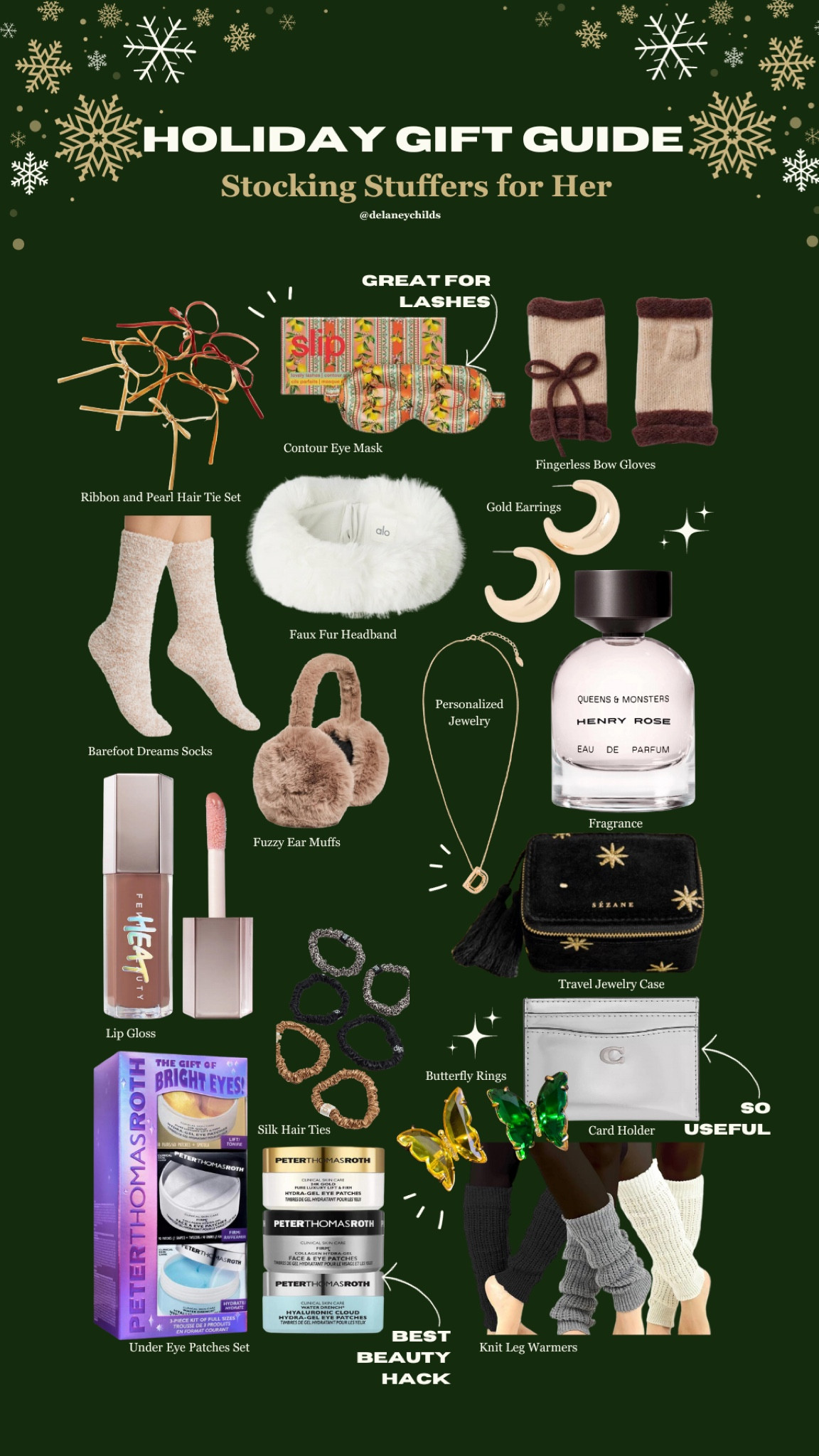 🎁✨ Gift Guide 2023 ✨🎁
Stocking Stuffers for Her

#LTKSeasonal #LTKHoliday #LTKGiftGuide