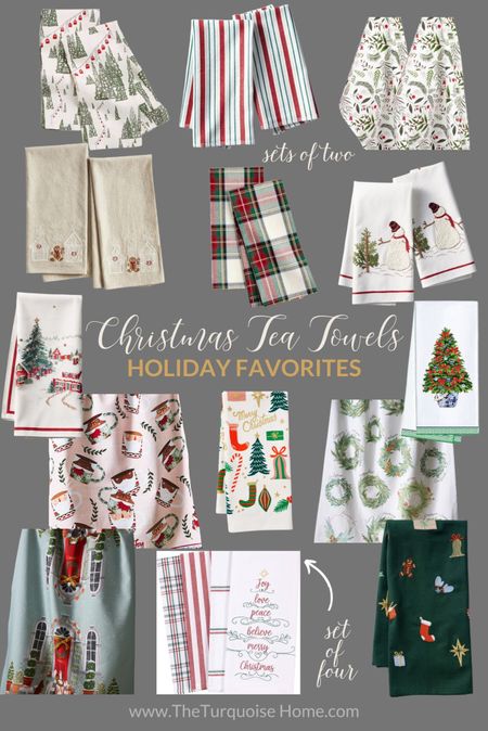 Add some holiday spirit to your kitchen with some of these lovely tea towels. The Stewart plaid ones really brighten up mine.

#LTKSeasonal #LTKHoliday #LTKhome