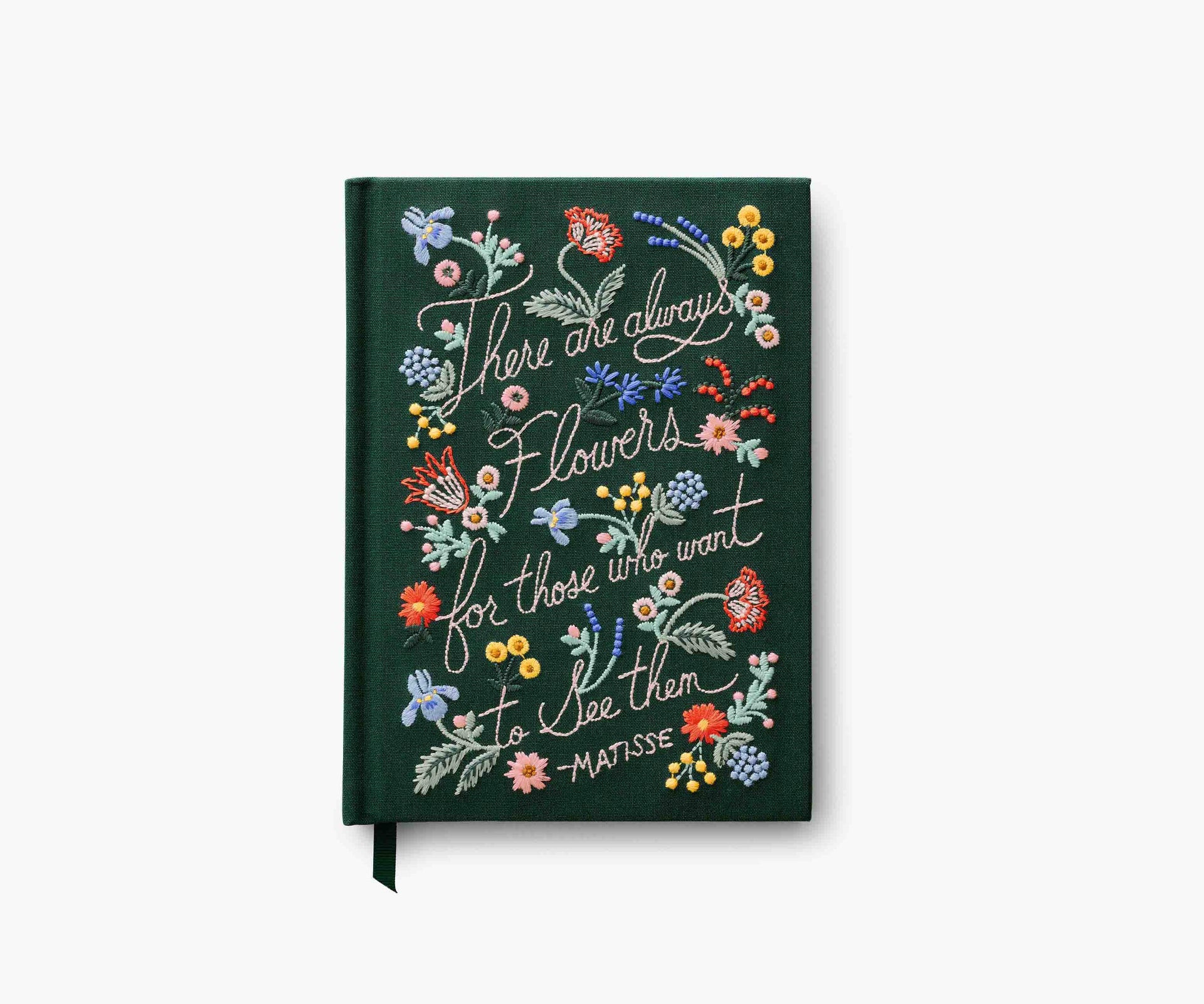 Embroidered Journal - There Are Always Flowers | Rifle Paper Co.