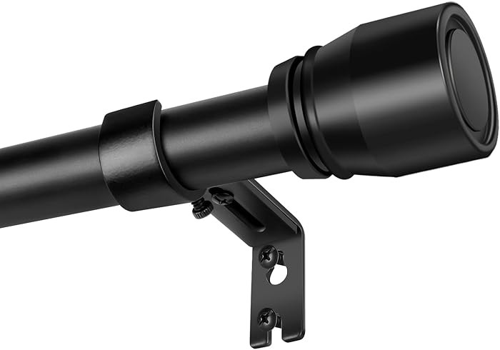 1” Diameter Curtain Rods Itself is 30 to144 inch 1 Pack Fit 30-142 inch, 66 to 120 inch Window ... | Amazon (US)